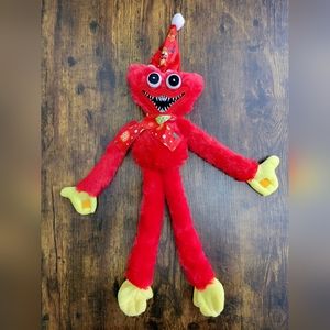 Christmas Huggy Wuggy, RED Huggy Wuggy in Christmas Costume